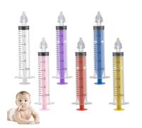 UZEYAX 6 Pièces Irrigateur Nasal Bébé, Sécurité Confort, 10ml Mouche-Bébé Professionnelle, Réutilisable, Sûr et Confortable