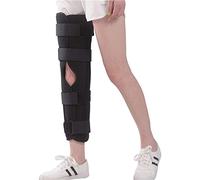 UZIAH Attelle D'immobilisation du Genou Attelle De Jambe, Stabilisateur D'immobilisation De Jambe Droite Support Rigide Réglable pour La Récupération Post-Opératoire,S