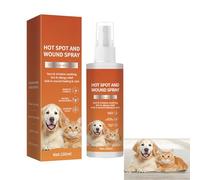 Uzionoie Spray de Nettoyage pour Animaux de Compagnie,Spray pour Plaie Hot Spot pour Animaux de Compagnie,Pet Wound and Skincare Sprays,Wound Sprays pour Chiens et Chats 100ml