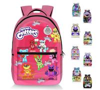 UZKWYKYC Smiling Critters Anime Backpacks, Smiling Critters Sac à Dos pour Ordinateur Portable, Sacs à Dos Souriants Criters, Sac à Dos de Loisirs de Voyage de Grande Capacité