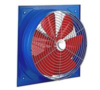 Uzman Ventilateur axial mural haute performance avec roulements à billes, pour usage continu, industriel, dimensions 300, 350, 400, 450, 500, 550, 600 mm - Extraction d'air - (KSA400)