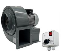 Uzman - Ventilateur radial OBR-200M avec régulateur de vitesse industriel de 400 W, ventilateur centrifuge