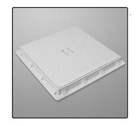 Uzman-Versand Couvercle de regard avec cadre, Polypropylène., 30 x 30 cm