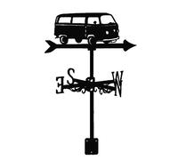 UZSPAC Girouette de Jardin Exterieur Metal Girouettes D'Apparence de Bus Decoration Jardin Exterieur Indicateur de Direction du Vent
