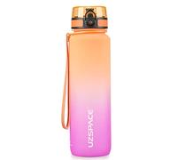 UZSPACE Gourde Sport - 500ml/800ml/1l/1,5l- sans BPA Tritan lastique, Gourde Enfant anti fuite Reutilisable, Bouteille d'eau sport pour École, velo,Voyage, Adulte