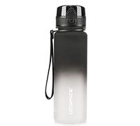 UZSPACE Gourde Sport - 500ml/800ml/1L - sans BPA Tritan, Gourde Enfant Reutilisable, Anti-Fuite, Bouteille d'eau sport avec Filtre infuseur de Fruits pour École, Voyage, Adulte