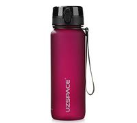 UZSPACE Gourde Sport - 500ml/800ml/1L - sans BPA Tritan, Gourde Enfant Reutilisable, Anti-Fuite, Bouteille d'eau sport avec Filtre infuseur de Fruits pour École, Voyage, Adulte