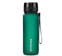 UZSPACE Gourde Sport - 500ml/800ml/1L - sans BPA Tritan, Gourde Enfant Reutilisable, Anti-Fuite, Bouteille d'eau sport avec Filtre infuseur de Fruits pour École, Voyage, Adulte