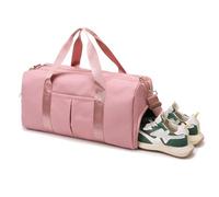 UZSUZZ Sac de Voyage, Sac de Voyage Pliable pour Homme et Femme, Weekender avec Compartiment à Chaussures & Chaussures et Poche Humide, Sac de Sport Gym Imperméable Organisateur