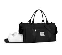 UZSUZZ Sac de Voyage, Sac de Voyage Pliable pour Homme et Femme, Weekender avec Compartiment à Chaussures & Chaussures et Poche Humide, Sac de Sport Gym Imperméable Organisateur