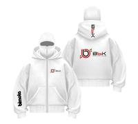 UZVKAVJP Cagoule À Capuche Décontractée pour Homme B.i.m.o.t.a Vêtements Sport Zippés Hauts Manteaux Couleurs Contrastées Sweats Imprimées-BaiS||l