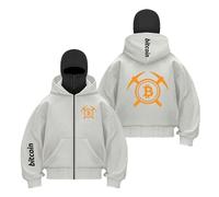 UZVKAVJP Cagoule À Capuche pour Homme B.it.co.in Survêtement Zippé Coupe Vent Haut Manches Longues Sweat Shirt avec Poches Manteau Veste Double-QHS||m