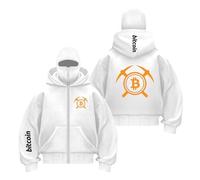 UZVKAVJP Cagoule À Capuche pour Homme B.it.co.in Survêtement Zippé Coupe Vent Haut Manches Longues Sweat Shirt avec Poches Manteau Veste Double-BaiS||s