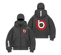 UZVKAVJP Cagoule De Sport Capuche pour Homme B.i.m.o.t.a Manteau Confortable À Entièrement Zippé Couleur Contrastée Sweat Shirt Imprimé-HuiS||m