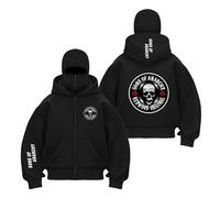 UZVKAVJP Sweat À Capuche Cagoule Imprimé pour Homme A.na.rc.h.y S.on.s Veste Souple Vêtements D'extérieur Manteaux Sport Coutures Ville-HeiS||m