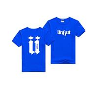 UZVKAVJP T-Shirts pour Hommes Streetwear pour Unkut Uni Manches Courtes Léger Imprimé Polos Doux Style Sportif Col Ras du Cou Vêtements-Blue||XXL