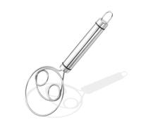 UZYXC 1 pièce Fouet Danois Avec 1 crochets, Fouet à Pâte Danois en Acier Inoxydable, Mélangeur de Pâte Danois Professionnel, Mélangeur de Pâte de Cuisine, Fouet Manuel pour Pâte, Pain, Pâtisseries