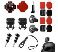 UZYXC 13 en 1 Support Adhésif pour Insta360, Supports de Casque Flexible pour GoPro,Support Gopro Casque Moto,Accessoires Gopro et Insta360,Kit d'Accessoires pour Caméras d'action