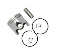 UZZSYCNLJ Kit de Segments d'axe de Piston 38 mm avec circlips, Compatible avec Les débroussailleuses 020 FR350 FS350 FS200 FS200R SP200 TS200 (référence OEM 4134 030 2010).