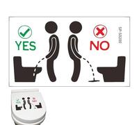 Uzztfa Autocollants De Toilettes, Autocollants pour Sièges De Toilettes, Panneau « Gardez Les Toilettes Propres », Autocollants De Salle De Bain Amusants pour Toilettes, Toilettes