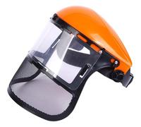Uzztfa Casque De Sécurité pour Tronçonneuse, Masque De Protection Intégral en Maille pour Jardinage Industriel, Exploitation Forestière, Débroussailleuse, Protection Forestière