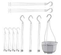 Uzztfa Lot de 10 Crochets pour Suspension De Plantes, pour Pots De Fleurs, pour L'extérieur L'intérieur, Accessoires De Jardin