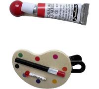 Uzztfa Lot De 2 Barrettes À en Forme De Bec De Canard Faites À Main, Style Planche À Dessin, Pinces Crocodiles Amusantes À L'aquarelle, pour Femmes Filles