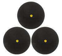 Uzztfa Lot De 3 Balles De Squash Professionnelles, Haute Fiabilité, Pratiques À Utiliser, Excellentes Performances, Caoutchouc pour L'entraînement Compétition