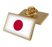 Uzztfa Pin's Drapeau Japonais, Badge en Métal avec Drapeau National, Souvenir De pour Hommes Femmes, Broches Drapeau National pour Chapeau, Cravate, Vêtements, À Dos
