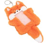 Uzztfa Porte-Carte Photo en Peluche, Porte-clés, Porte-Badge D'identification, Animal De Dessin Animé, Housse De Protection pour Carte Photo, Badge D'identité, Carte De Crédit, Idole Kpop