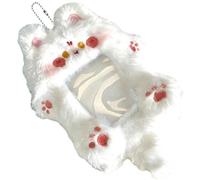 Uzztfa Porte-Carte Photo en Peluche, Porte-clés, Porte-Badge D'identification, Animal De Dessin Animé, Housse De Protection pour Carte Photo, Badge D'identité, Carte De Crédit, Idole Kpop