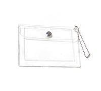 Uzztfa Porte-Cartes Transparent, Porte-clés, Portefeuille, Petit Porte-Monnaie, étui pour Cartes de Visite, Mini Pochette pour Monnaie, étui étanche pour Cartes pour Femmes et Filles