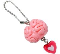 Uzztfa Porte-clés Anatomie Humaine, Porte-clés Créatif en Forme De Cerveau, Porte-clés Personnalisé pour À Dos, À Main, À Bandoulière, Décoration De À Main