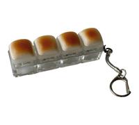 Uzztfa Porte-clés Fidget Toy pour Clavier, Jouet De Décompression, Cadeau Anti-Stress pour Adultes, pour Soulager Le Stress Passer Le Temps