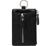 Uzztfa Porte-Monnaie en Cuir avec Porte-clés, Porte-Monnaie, Porte-Cartes, Porte-clés, Pochette pour Pièces De Monnaie, pour Femmes Hommes