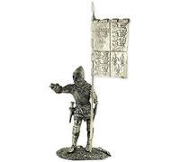 V.15 England. John Codrington. The Standard-Bearer Of Henry V. 15th Century. Tin Toy Soldiers. 54 1/32