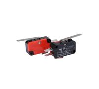 V-15 V-151 V-152 V-153 V-154 V-155 V-156-1C25 MicroSwitch 16A 250VAC SPDT Momentary Travel Limit Switch 1NO1NC Lever Roller NWPNLXEA(V-152-1C25,One Size)