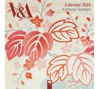 V&a: Kimono Textiles Wall Calendar 2025: Art Calendar