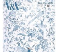 V&A: True Blue Wall Calendar 2026 (Art Calendar)