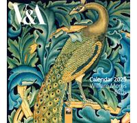 V&a: William Morris Birds Mini Wall Calendar 2025 (Art Calendar)
