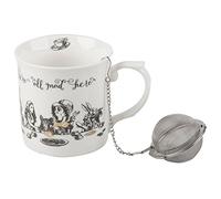 V AND A V&A Alice au Pays des Merveilles Coffret Cadeau Blanc 8,5 x 8,5 x 12 cm