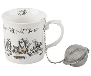 V AND A V&A Alice au Pays des Merveilles Coffret Cadeau Blanc 8,5 x 8,5 x 12 cm