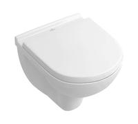 Villeroy & Boch O.novo - Cuvette de WC suspendue compacte avec abattant SoftClosing, DirectFlush, blanc alpin 5688HR01