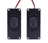 V BESTLIFE 1 paire de haut-parleurs TV LCD 5 W pour ordinateur portable et tablette PC avec amplificateur de son 70 mm x 30 mm 8 ohm, convient pour TV, écran LCD, PC, haut-parleurs d'ordinateur portable