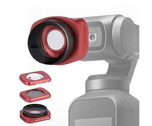 V BESTLIFE CPL Filtre pour Osmo Pocket, 3 pcs CR grand angle 12,5 X Macro CPL Kit de filtres pour DJI Osmo Pocket