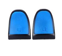 V BESTLIFE Extensions de déclenchement, manette de jeu L2 R2, boutons d'extension de boutons de déclenchement doux au toucher pour PS4 (bleu)