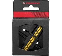 V-brakeshoes, Symetric, 70 mm, Black/Jaune, with Bolt w/Thread and Fixing Parts, 1 Paire on PROMAX eurohole-Card