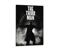 V BY N Poster du film The Third Man - Décoration de chambre à coucher - Style vintage - Décoration esthétique de chambre à coucher - 40 x 60 cm - Style cadre
