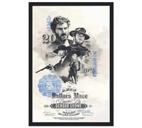 V BY N Poster vintage du film Trilogie occidentale spaghetti Sergio Leone - Décoration de chambre à coucher - 20 x 30 cm