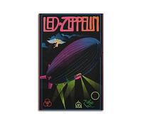 V BY N Zeppelin Poster vintage HD Pop Musique Vintage Décoration de chambre à coucher Esthétique Décoration de chambre à coucher 40 x 60 cm Style sans cadre